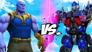 THANOS vs Optimus Prime (Transformers) - EPIC BATTLE