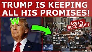 Trump's LANDMARK Bill Just PASSED the HOUSE!