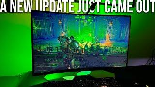 Space Marine 2 NEW Update on a 32" Titan Army Curved 1440p Gaming Monitor | C32C1S HDR Gameplay