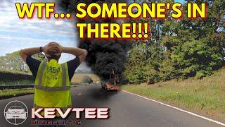 Seconds From Disaster | Car Burst Into Flames | Salvage Hunting