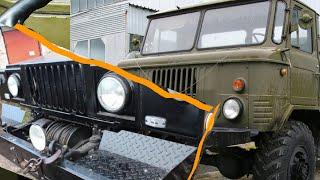 мужик собрал  из ГАЗ-66  за 7 лет   Тяжелый вездеход /  русский  HUMMER