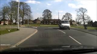 This guy need banning from the road / near crash