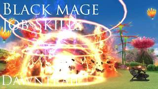 Black Mage Job Skill Animations Dawntrail FFXIV | 黒魔道士 ジョブアクション動画