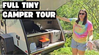 FULL TOUR of our NEW Bushwhacker 10 Foot Teardrop Camper! & answering all your questions