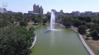 Parks of Odessa - Copter view Парк Победы - вид с коптера Одесса 2015