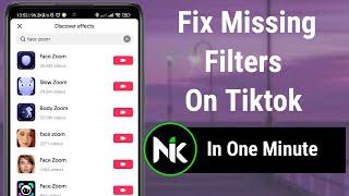 How To Fix Missing Filters On Tiktok 2024