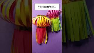 How To Make Paper Lantern Diwali New Year 2021#Shorts