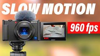 High Speed Slow Motion at 960FPS with the Sony ZV-1