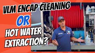 VLM Dry Carpet Cleaning OR Hot Water Extraction Cleaning? When to choose?