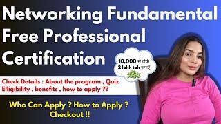 Networking Fundamentals Professional Certification | National Level Certification in 2 minute