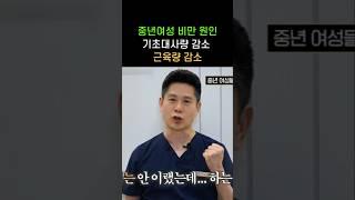 🟢 중년여성의 비만원인 3번째