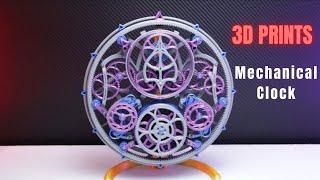 Cool Mechanical Clock | 3D printed