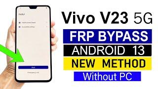 Vivo V23 5G  : Google Account Remove ANDROID 13 (Without pc)