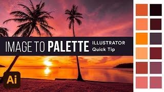 Make a Color Palette from Any Photo in 60 Seconds | Adobe Illustrator Quick Tip