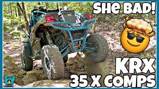 Kawasaki KRX 1000 SXS gets 35s | Testing  Arkansas trails w/ RZR/CanAm