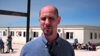 Martin Visits A School At Zaatari Refugee Camp