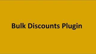 WooCommerce Bulk Discounts & Pricing Plugin