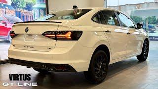 New Volkswagen Virtus 2024  New 1.0L Variant- GT LINE | White Colour - Walkaround Review