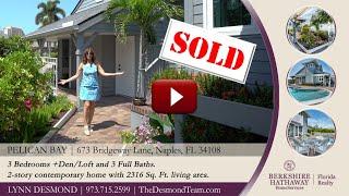 PELICAN BAY | 673 Bridgeway Lane, Naples, FL 34108 | TheDesmondTeam.com