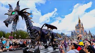 Disney Festival of Fantasy Parade at Magic Kingdom - FULL SHOW in 4K | Walt Disney World March 2022