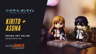 Nendoroids Kirito and Asuna from Sword Art Online 【Good Smile Company】【4K】