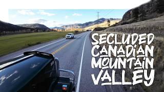 Secluded Canadian Mountain Valley  Super B Trucking Life 