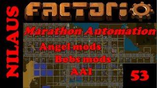 Factorio - Marathon Automation - E53 - Setting up Logistic Train Network