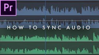 How To QUICKLY Auto Sync External Audio in Premiere Pro CC 2017 (no plugins) | Easy Tutorial