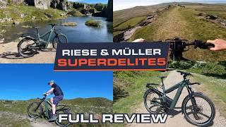 Riese & Müller Superdelite5 Full Review | Dual Battery 1200Wh | Bosch Gen5 eBike |