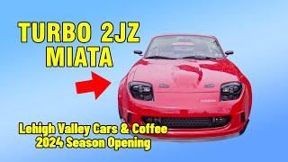 TURBO 2JZ engine in a Miata !  INSANE !