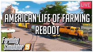 LIVE | NEW UPDATE & FARM RESET ON AMERICAN LIFE FARMING | FARMING SIMULATOR 19