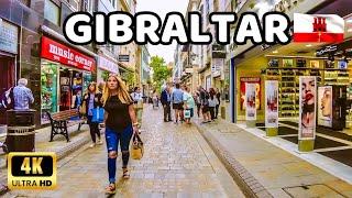 [4K] GIBRALTAR - The British Overseas Territory -  City Walking Tour May 2023