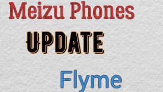 How To Update MEIZU Phones