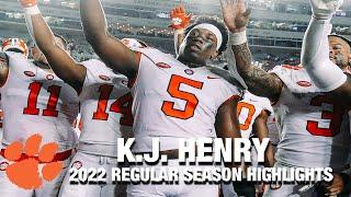 K.J. Henry Regular Season Highlights | Clemson DL