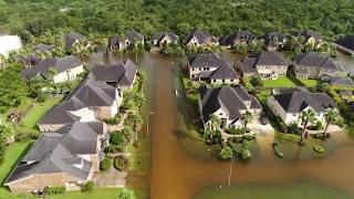 Hurricane Harvey Katy, Texas Drone Footage   | DAILY NEWS