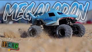 Megalodon Mini RC Monster Truck! | Losi Mini LMT Unboxing, Overview, & Stunts