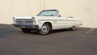 1965 Plymouth Sport Fury Convertible 383 in White & Ride on My Car Story with Lou Costabile