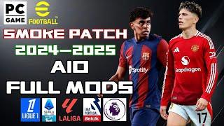 PES 2017 SMOKE PATCH 2024-2025 AIO FULL MODS