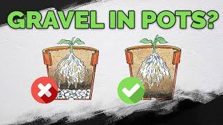 STOP Putting Gravel At The Bottom Of Your Pots!