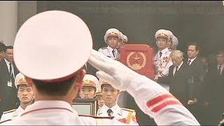 Hanoi streets packed in final farewell to General Giap