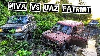 УАЗ Патриот против двух Нив на жестком бездорожье! БЕЗУМНЫЙ OFF-ROAD!