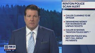 Renton PD warning of scam where person pretends to be officer | FOX 13 News