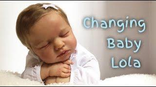 Reborn Baby Lola Rosie’s First Changing| emilyxreborns 