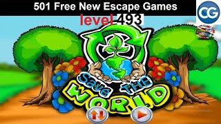 [Walkthrough] 501 Free New Escape Games level 493 - Save the world - Complete Game