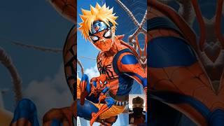 Superheroes but Naruto  all Character #avengers #marvel #shorts