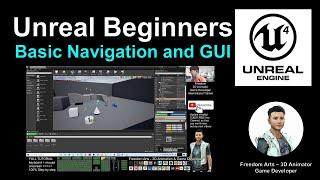 Basic Navigation and GUI, move, rotate, scale - Unreal Engine Tutorial