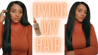 Dying My Type 4 Natural Hair | Roxanna Renea