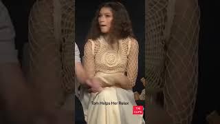 Tom Holland helps to Relax zendaya | Beautiful Moment | TVE Clips