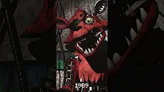 FNAF Withered Foxy Animation over the years