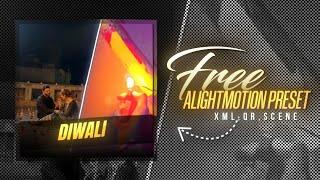 Diwali Edit | Ae Inspired Alight Motion Preset | XML (+Preset)